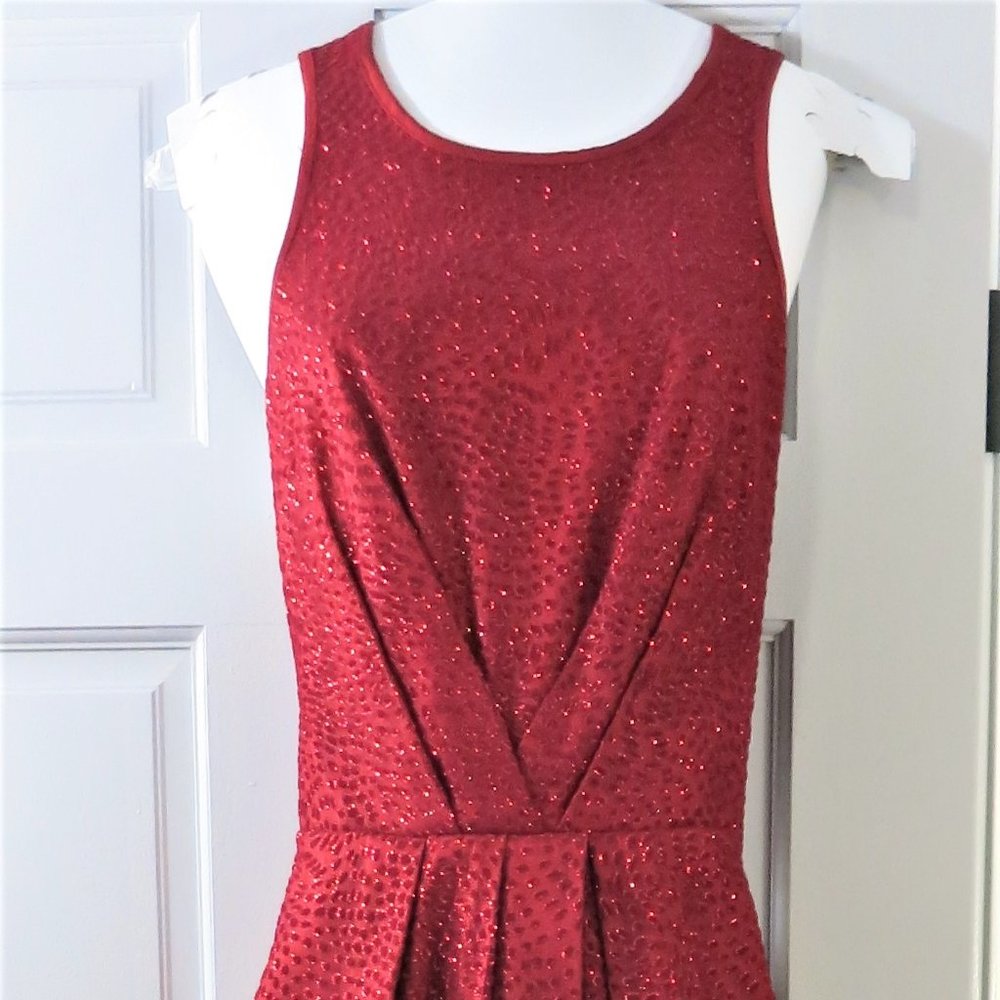 Red Sparkling Formal Dress by ML Monique Lhuillier